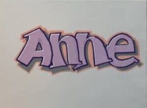 18x24cm Tusj - Anne