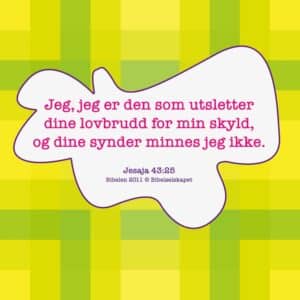 20x20cm Aluminiums Trykk - Dine synder minnes Jeg ikke