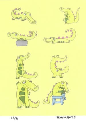 A4 Trykk - Croko-Croko