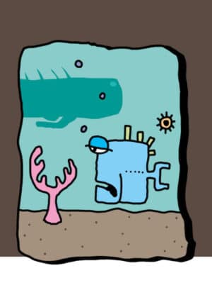 A6 Trykk - Sjø skapning